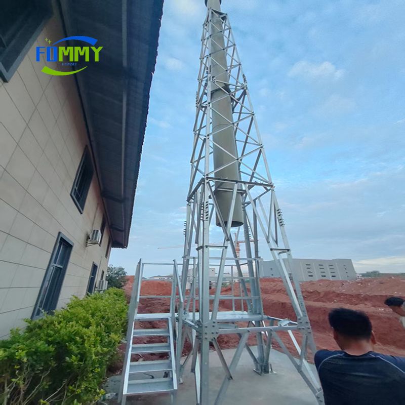 Chimney Steel Structure and Smokestack Structrual Tower