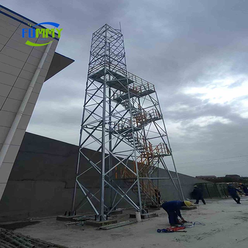 Chimney Steel Structure and Smokestack Structrual Tower