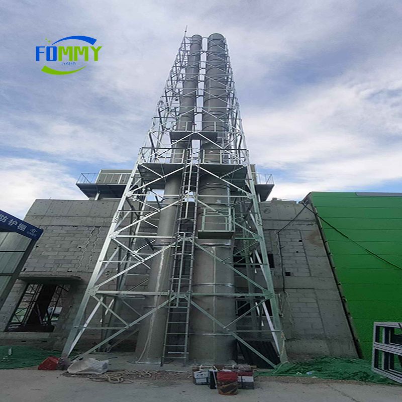 Chimney Steel Structure and Smokestack Structrual Tower