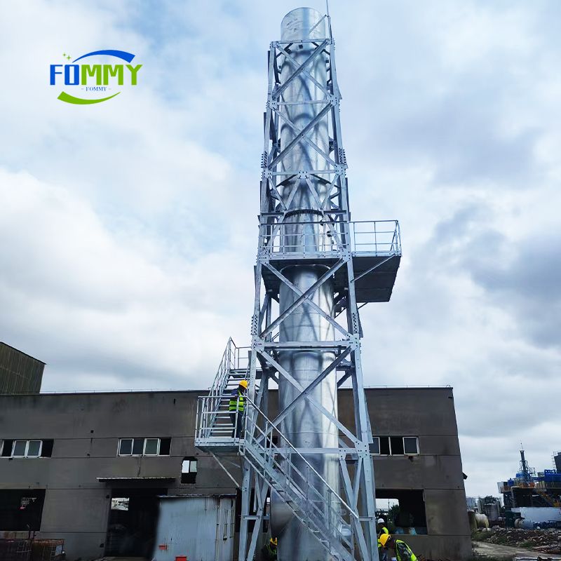 Customized Industrial Chimney Tower Steel Structure