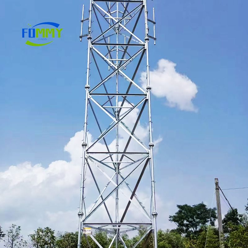 3-Legged Tubular Telecom Tower