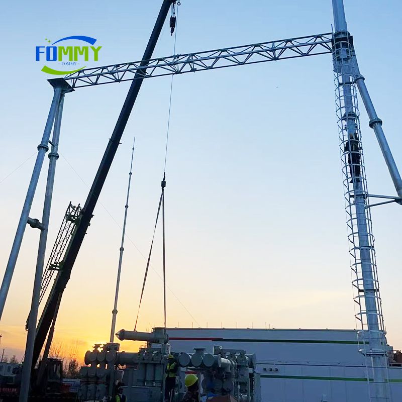 Substation Galvanized Steel Structures & Equipment Supports