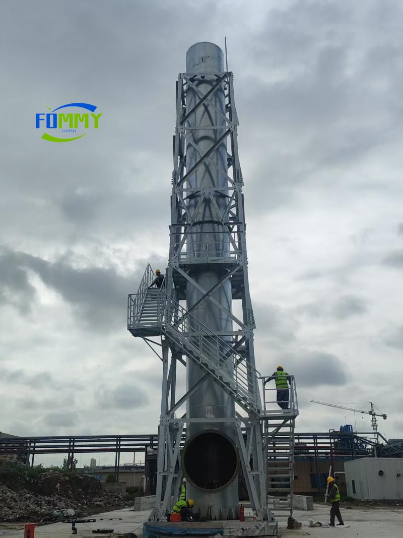 Chimney Steel Structure and Smokestack Structrual Tower