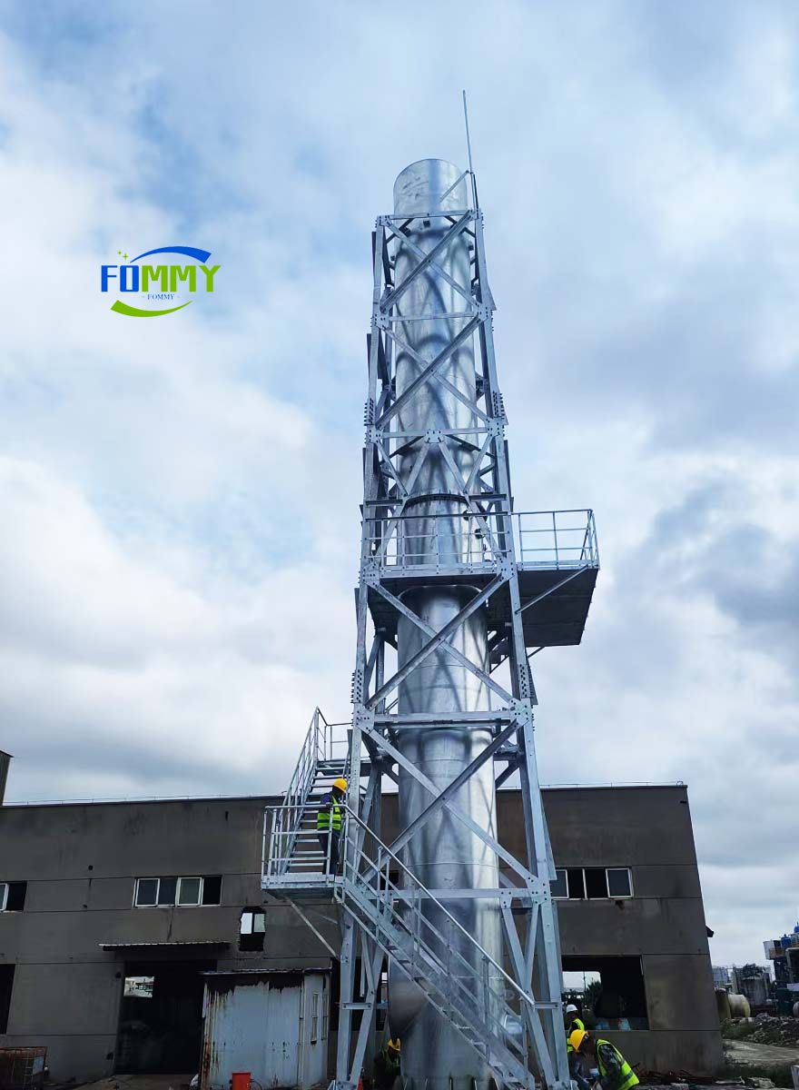 Customized Industrial Chimney Tower Steel Structure